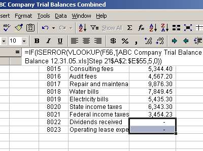 No error message in vlookup function